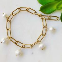 Freshwater Pearl Chain Bracelet