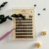 3D Self-Adhesive False Eyelashes (8 Rows) with Tweezers - Natural & Voluminous Look, Beginner-Friendly, Long-Lasting Hold