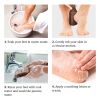 Pumice Stone Foot Brush Scrubber Wooden Pedicure Foot File with Handle for Dry Dead Skin Corn Callus Remover for Feet Foot Scraper Exfoliating Brush f