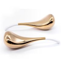Ice Globes for Face 2PCS Luxury Rose Gold Cryo Sticks Face Roller Cold &amp; Heat Relief Beauty Facial Massage Tools Birthday Gift