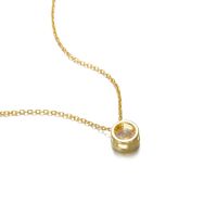 Tewiky Diamond Necklaces for Women; Dainty Gold Necklace 14k Gold Plated Long Lariat Necklace Simple Gold CZ Diamond Choker Necklaces for Women Trendy (Color: Gold)