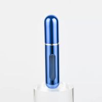 5ml 8ml Portable Mini Refillable Perfume Bottle With Spray Scent Pump Empty Cosmetic Containers Atomizer Bottle For Travel Tool (Color: blue 5ml)