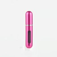 5ml 8ml Portable Mini Refillable Perfume Bottle With Spray Scent Pump Empty Cosmetic Containers Atomizer Bottle For Travel Tool (Color: rose 8ml)