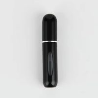 5ml 8ml Portable Mini Refillable Perfume Bottle With Spray Scent Pump Empty Cosmetic Containers Atomizer Bottle For Travel Tool (Color: black 5ml)