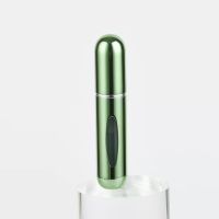 5ml 8ml Portable Mini Refillable Perfume Bottle With Spray Scent Pump Empty Cosmetic Containers Atomizer Bottle For Travel Tool (Color: green 5ml)