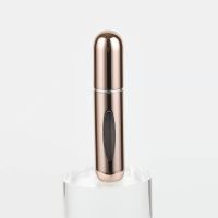 5ml 8ml Portable Mini Refillable Perfume Bottle With Spray Scent Pump Empty Cosmetic Containers Atomizer Bottle For Travel Tool (Color: coffee 5ml)