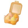 4PCS Soft Cute Beauty Egg Set Portable Colorful Foundation Puff Dry Wet Use Gourd Water Drop Cosmetic Puff