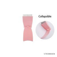 NEW Eyelash Beauty Collapsible Separator Portable Eyelash Brush Comb Mascara Curl Eye Lash Stainless Steel Eyelash Combing Tools (Color: GZ006)