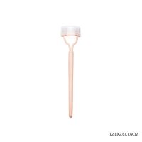 NEW Eyelash Beauty Collapsible Separator Portable Eyelash Brush Comb Mascara Curl Eye Lash Stainless Steel Eyelash Combing Tools (Color: GZ005 Pink)