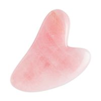 Natural Jade Gua Sha Scraper Board Massage Rose Quartz Jade Guasha Stone for Face Neck Skin Lifting Wrinkle Remover Beauty Care (Color: Pink)