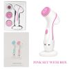 Facial Cleansing Brush Sonic Nu Face Spin Brush Set Galvanica Facial Spa System For Skin Deep Cleaning Remove Blackhead Machine