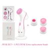 Facial Cleansing Brush Sonic Nu Face Spin Brush Set Galvanica Facial Spa System For Skin Deep Cleaning Remove Blackhead Machine