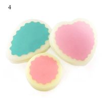 Soft Painless Hair Removal Sponge Hair Depilation Spong Pad Body Leg Hand Hair Remover Heart-shaped Round Skin Care Beauty Tools (Color: 3Pcs Set)