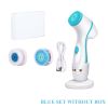 Facial Cleansing Brush Sonic Nu Face Spin Brush Set Galvanica Facial Spa System For Skin Deep Cleaning Remove Blackhead Machine
