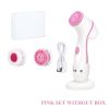 Facial Cleansing Brush Sonic Nu Face Spin Brush Set Galvanica Facial Spa System For Skin Deep Cleaning Remove Blackhead Machine