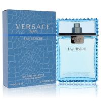 Versace Man by Versace Eau Fraiche Eau De Toilette Spray (Blue) (Gender: Men, size: 3.4 oz)