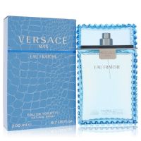 Versace Man by Versace Eau Fraiche Eau De Toilette Spray (Blue) (Gender: Men, size: 6.7 oz)
