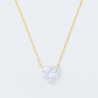 Dream It Solitaire Pendant Necklace (Style: Heart Stone)