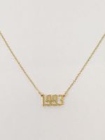 Birth Year Necklace (Stylename: 1993)