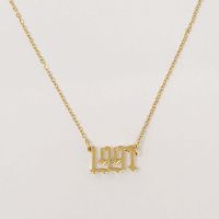 Birth Year Necklace (Stylename: 1991)