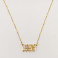 Birth Year Necklace (Stylename: 1996)