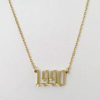 Birth Year Necklace (Stylename: 1990)