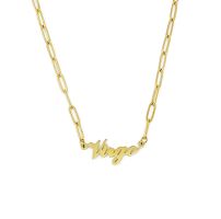 Annie Zodiac Chain Necklace (Material: Virgo)