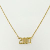 Birth Year Necklace (Stylename: 2001)