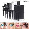 32 Pcs Soft Makeup Brushes Set Beauty Brushes Cosmetic Tools Kit Pouch Eye Shadow Foundation Powder Eyeliner Eyelash Lip Makeup