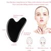 Massager for face Gua sha Natural Resin Bianstone jade Gua sha Body Massage Scraper Gouache scraper Beauty Health Guasha Board