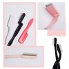 NEW Eyelash Beauty Collapsible Separator Portable Eyelash Brush Comb Mascara Curl Eye Lash Stainless Steel Eyelash Combing Tools