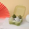 4PCS Soft Cute Beauty Egg Set Portable Colorful Foundation Puff Dry Wet Use Gourd Water Drop Cosmetic Puff