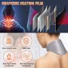 Neck Heating Pad for Neck Pain Relief Heated Neck Wrap USB Graphene Far-Infrared Heating Neck Pad for Stiffness &amp;Soreness Relief