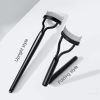 NEW Eyelash Beauty Collapsible Separator Portable Eyelash Brush Comb Mascara Curl Eye Lash Stainless Steel Eyelash Combing Tools