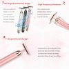 24k Golden Facial Roller Massager T Shape Vibrating Face Lifting Energy Beauty Bar Body Skin Massage Device Face Care Tools