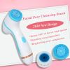Facial Cleansing Brush Sonic Nu Face Spin Brush Set Galvanica Facial Spa System For Skin Deep Cleaning Remove Blackhead Machine