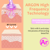 4-in-1 High Frequency Facial Wand for Skin Rejuvenation – Portable Anti-Aging Beauty Device for Wrinkle Reduction, Firming, Dark Circle & Acne Care